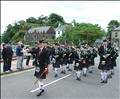 Northern Constabulary Pipe Band at Portree, Isle of Skye